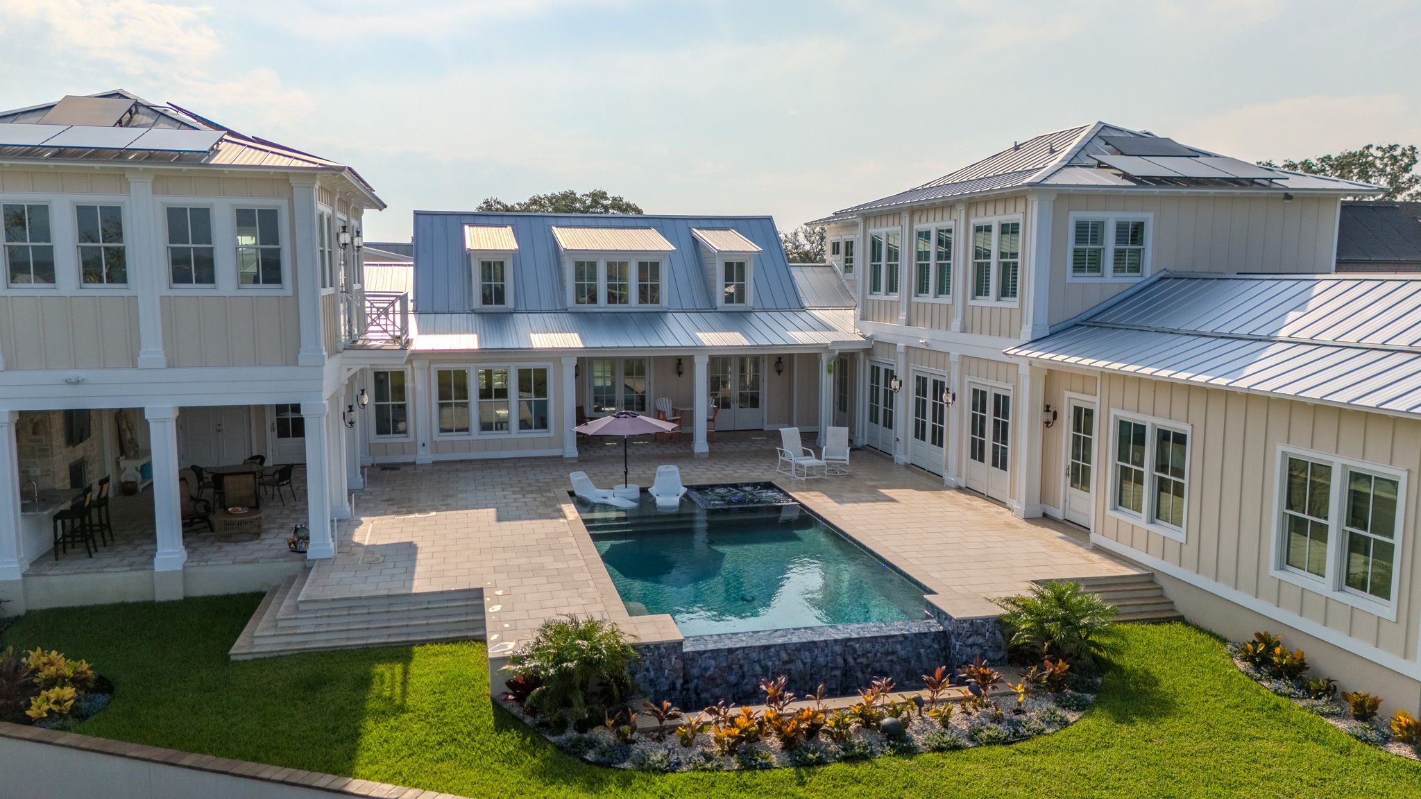 Marshfront Residence, aerial photograph 3, architectural photography by MBJR Creative