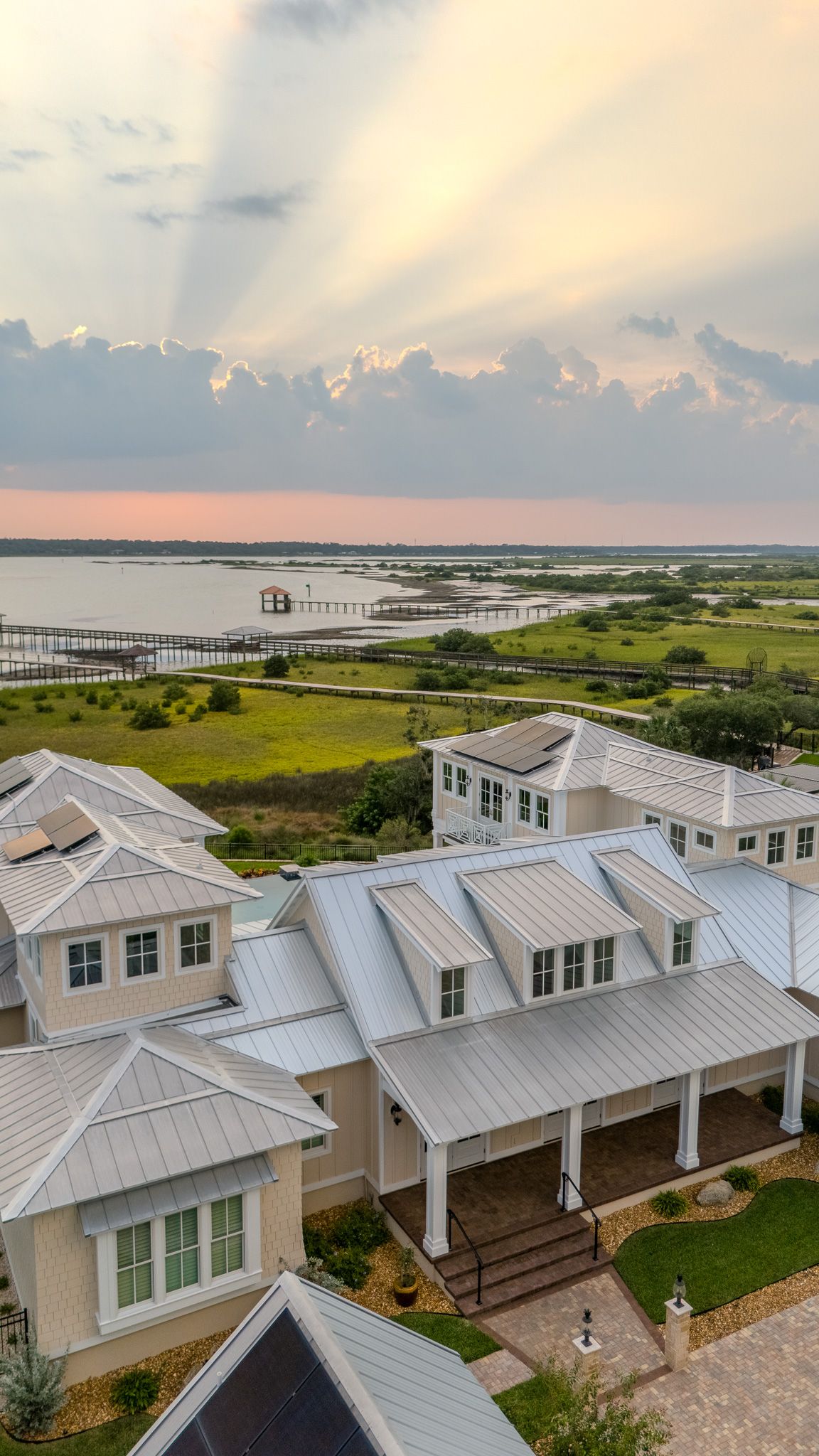 Marshfront Residence, aerial photograph 6, architectural photography by MBJR Creative