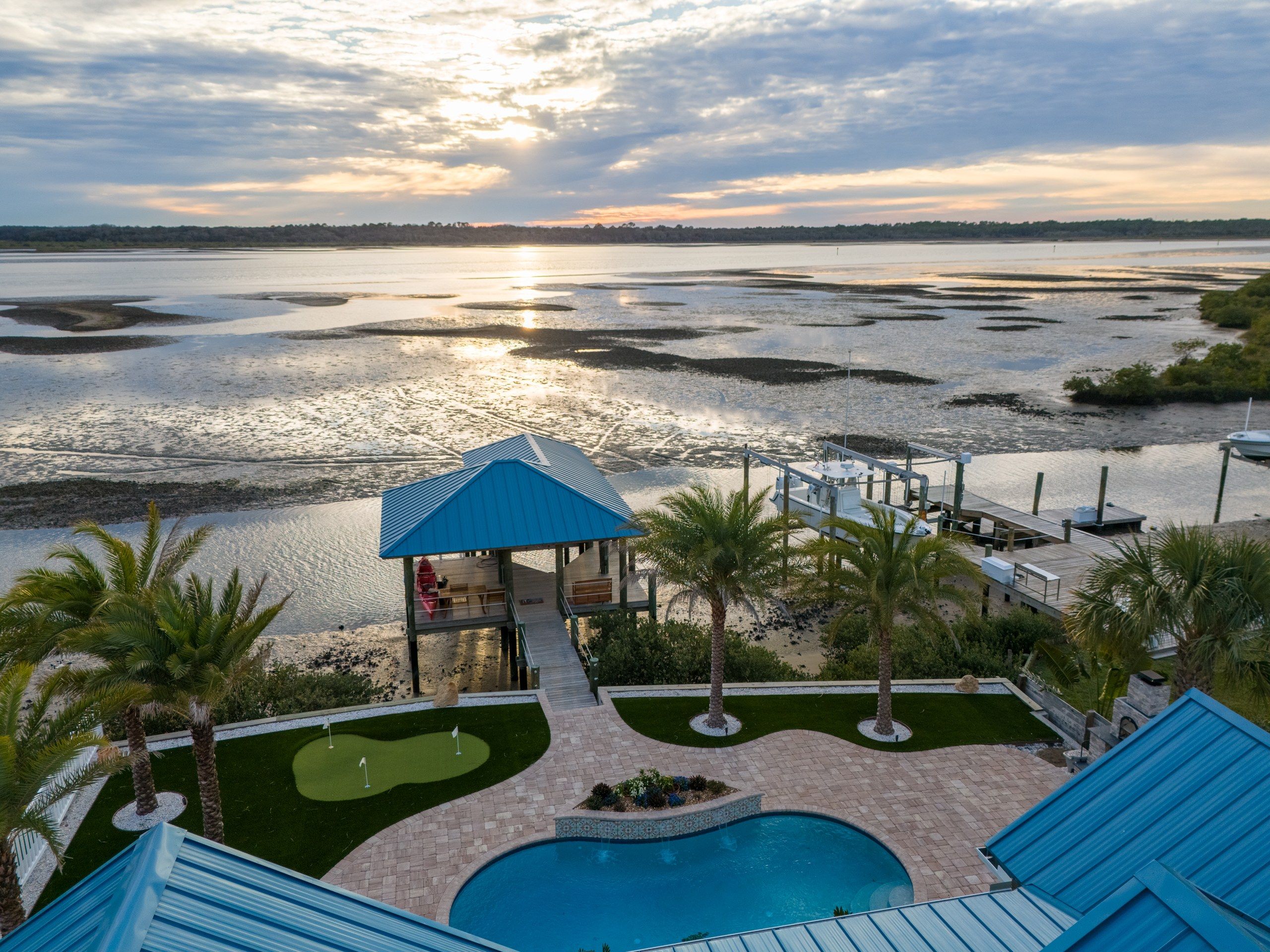 Tidewater Residence, aerial photograph 18, architectural photography by MBJR Creative