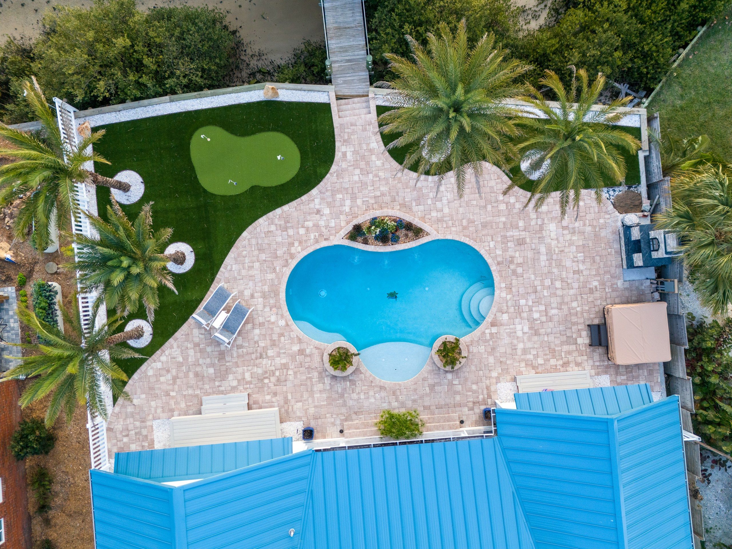 Tidewater Residence, aerial photograph 19, architectural photography by MBJR Creative